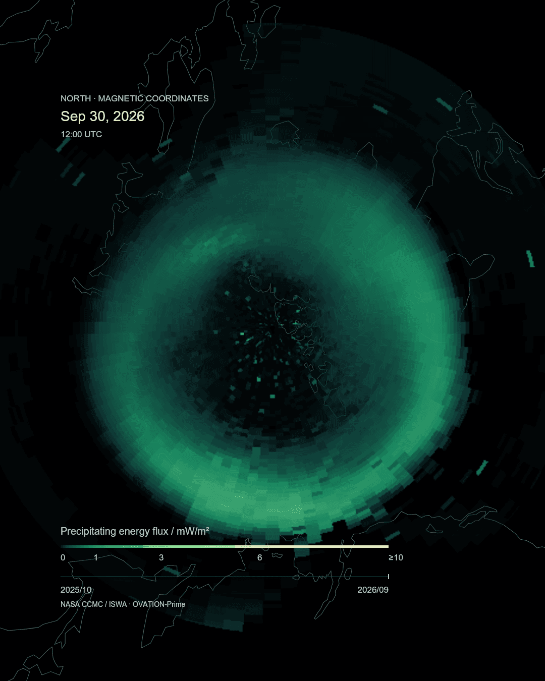 Aurora: a year around the changing oval