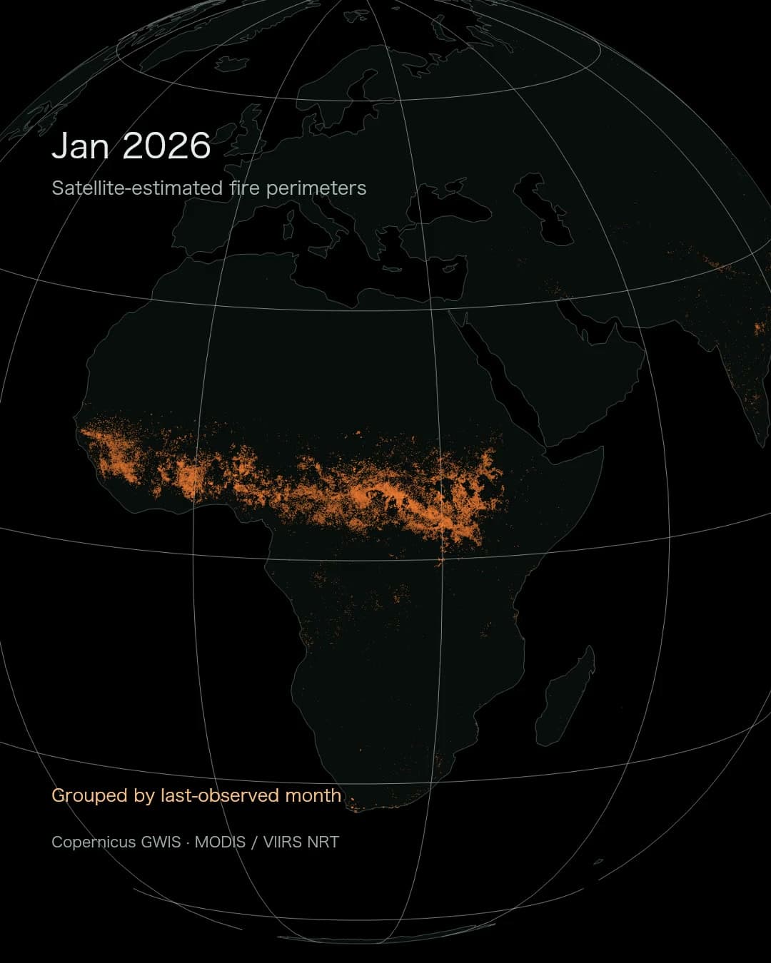 Wildfire as a landscape: tracing the shapes of the fire season.