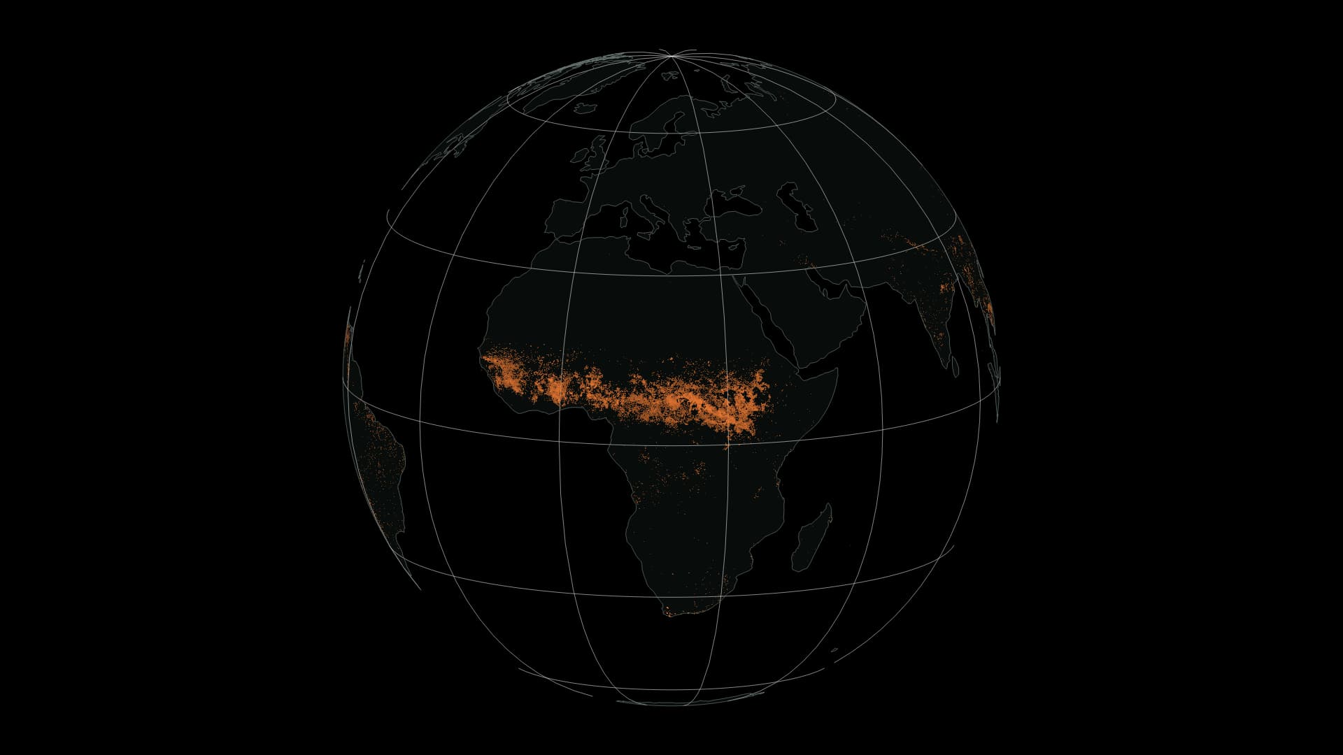 山火事を、土地の形で読む。地球を巡る火の季節。
