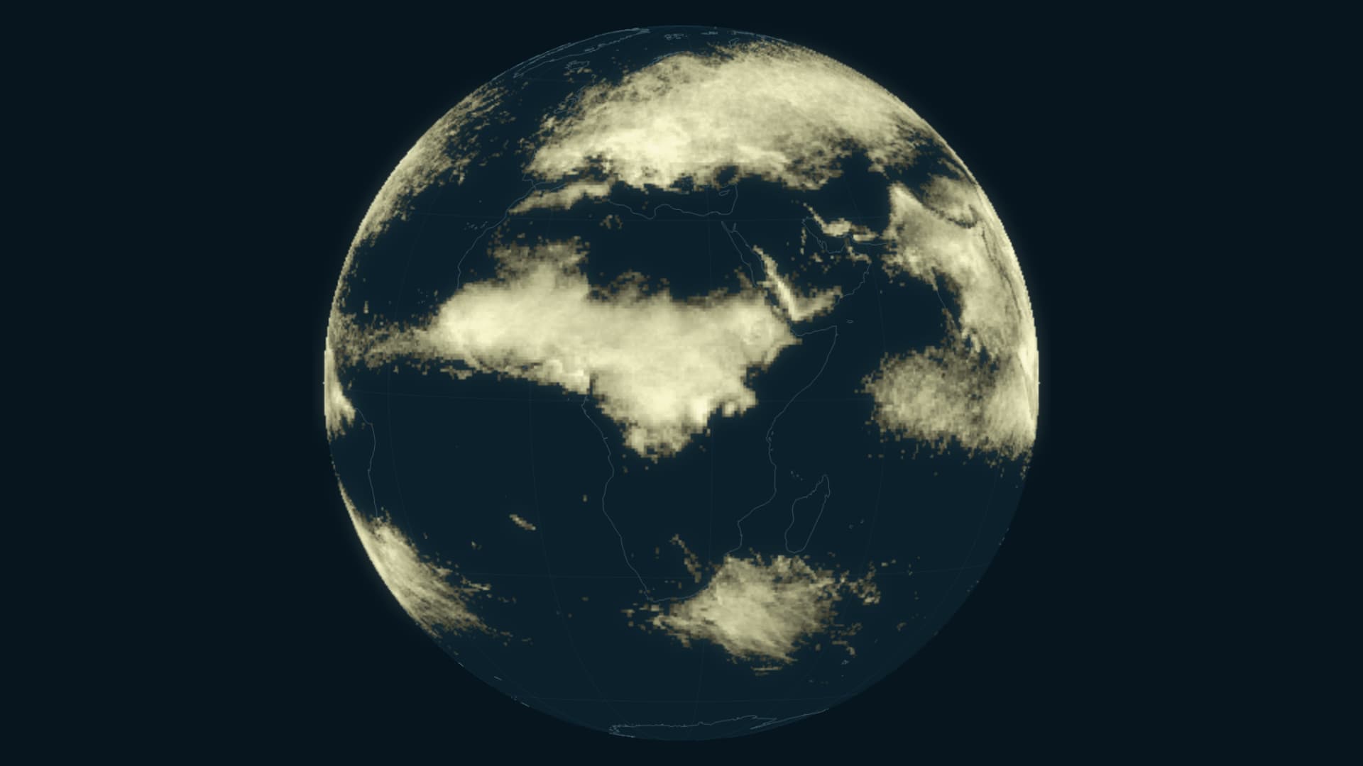 電気を帯びる地球。雷の地図には、季節がある。