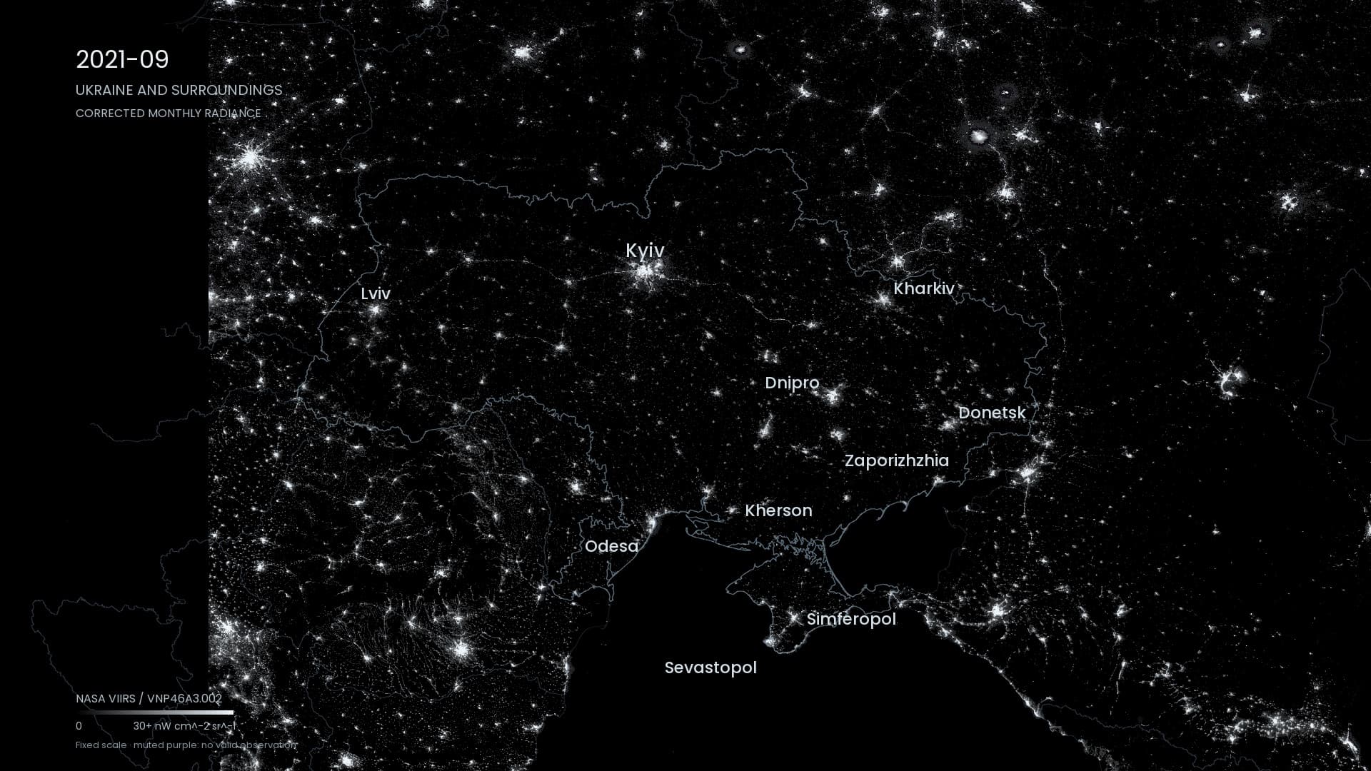 Ukraine: the power and lives behind the lights.